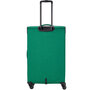 Велика тканинна валіза Travelite Adria на 90/97 л вагою 3,4 кг Зелена