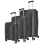 Середня валіза Travelite Elvaa на 72/77 л вагою 3,5 кг із поліпропілену Чорний