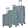 Середня валіза Travelite Elvaa на 72/77 л вагою 3,5 кг із поліпропілену Блакитний