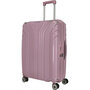 Середня валіза Travelite Elvaa на 72/77 л вагою 3,5 кг із поліпропілену Рожевий