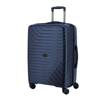 Малый чемодан Swissbrand Eden на 43/49 л из полипропилена Синий