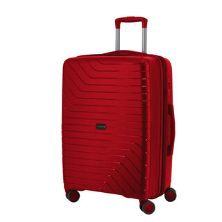 Малый чемодан Swissbrand Eden на 43/49 л из полипропилена Красный