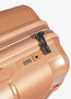 Большой чемодан V&amp;V TRAVEL METALLO на 105/115 л весом 4,5 кг из полипропилена Золотистый