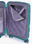 Велика валіза V&amp;V TRAVEL METALLO на 105/115 л вагою 4,5 кг з поліпропілену Зелений
