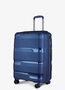 Середня валіза V&amp;V TRAVEL METALLO на 75/85 л вагою 3,1 кг Синій