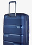 Средний чемодан V&amp;V TRAVEL METALLO на 75/85 л весом 3,1 кг Синий