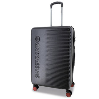 Большой чемодан Swissbrand Enstone на 123/141 л весом 4,2 кг Черный