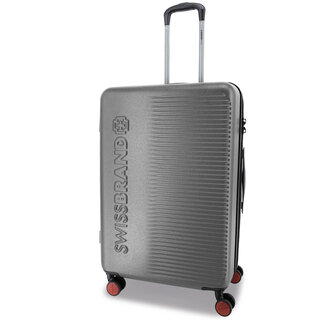 Большой чемодан Swissbrand Enstone на 123/141 л весом 4,2 кг Серый