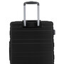 Средний чемодан Swissbrand Freya на 71/81 л весом 3,5 кг Черный