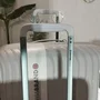 Средний чемодан Swissbrand Narberth на 69 л весом 2,9 кг из полипропилена Серый