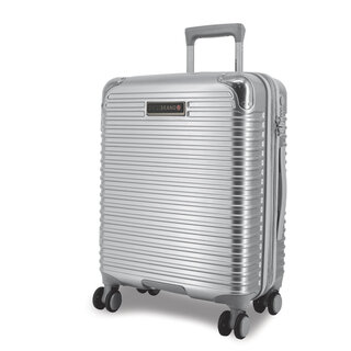 Средний чемодан Swissbrand Rome на 110/126 л весом 4,2 кг Серебристый