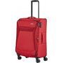 Средний тканевый чемодан Travelite Chios на 60/66 л весом 2,9 кг Красный