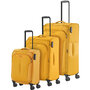 Середня валіза Travelite Croatia на 61/66 л вагою 2,9 кг Жовтий
