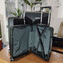 Велика валіза Swissbrand Riga 2.0 на 106 л вагою 4,3 кг із пластику Чорний
