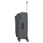 Легкий средний тканевый чемодан Travelite Skaii на 62/67л весом 2,4 кг Антрацит