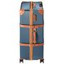 Винтажный большой чемодан Semi Line на 96 л весом 4,4 кг Синий