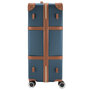 Вінтажна велика валіза Semi Line на 96 л вагою 4,4 кг Синій
