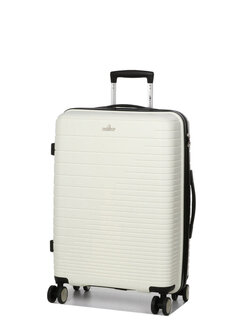 Средний чемодан Madisson (Snowball) 33703 из полипропилена на 69 л весом 3,6 кг Белый
