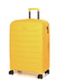 Большой чемодан Snowball 61303 из полипропилена на 107/121 л Желтый