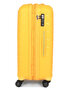 Средний чемодан Snowball 61303 на 66/79 из полипропилена Желтый