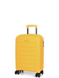 Маленький чемодан Snowball 61303 ручная кладь на 36 л из полипропилена Желтый