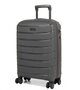 Маленький чемодан Snowball 61303 ручная кладь на 36 л из полипропилена Серый