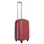 Малый дорожный чемодан из пластика 4-х колесный 33 л. VERUS Montreal 20 Red красный