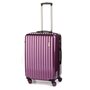 Средний облегченный пластиковый чемодан Sumdex La Finch, 65/70 л. фиолетовый