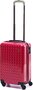 Малый женский пластиковый чемодан на колесах Sumdex DOV DOT II, 35 л. красный