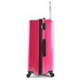 Большой дорожный чемодан на колесах из пластика Sumdex DOV DOT II, 92/106 л. розовый