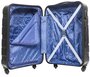Средний дорожный пластиковый чемодан 4-х колесный 63 л. CARLTON Cayenne графитовый (темно-серый)