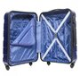 Малый дорожный пластиковый чемодан 4-х колесный 34 л. CARLTON Cayenne темно-синий