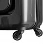 Дорожный пластиковый чемодан гигант 4-х колесный 123 л. CARLTON Zakken серый