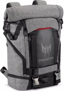 Acer PREDATOR GAMING ROLLTOP BACKPACK (PBG6A0) GRAY BLACK (RETAIL PACK)