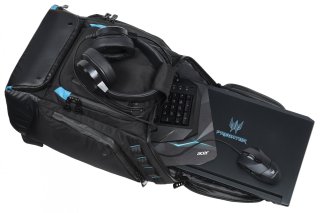 Acer Predator Gaming Utility Backpack with teal blue PBG591