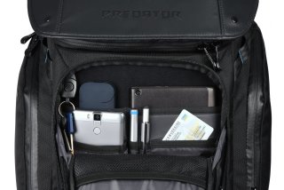 Acer Predator Gaming Utility Backpack with teal blue PBG591