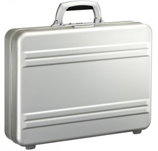Алюминиевый атташе-кейс 4" Slimline Zero Halliburton, серебряный