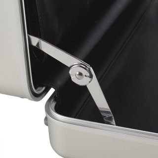 Алюминиевый атташе-кейс 4" Slimline Zero Halliburton, серебряный