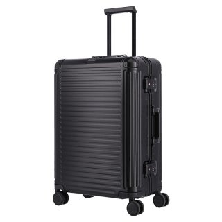 Алюминиевый средний чемодан из алюминия Travelite NEXT на 69 л Черный