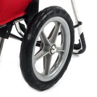 Aurora Relax 65 Red/Grey 65 л сумка-візок з поліэстеру червоно-сіра