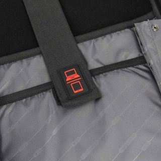 Бизнес чемодан для ноутбука 15,6" Roncato Double черный с красным