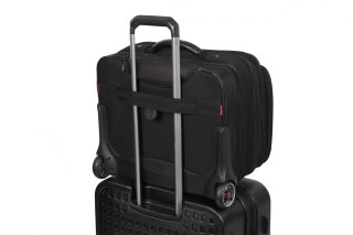 Бизнес кейс-пилот Wenger Patriot на 25 л со съемной сумкой для ноутбука до 16 д Черный 