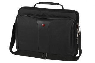 Бизнес кейс-пилот Wenger Patriot на 25 л со съемной сумкой для ноутбука до 16 д Черный 