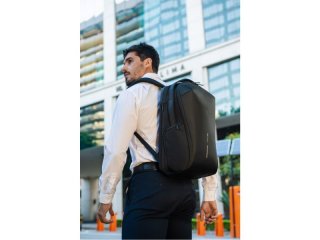 Бизнес рюкзак Bobby BIZZ BUSINESS с защитой от порезов и краж Черный