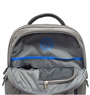Бизнес рюкзак для ноутбука диагональю 15.6" Roncato Overline, серебро