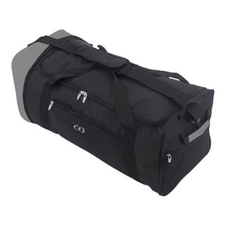 Большая дорожная складная сумка 87 л Azure Foldable Extralight Black/Grey