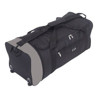 Большая дорожная складная сумка 87 л Azure Foldable Extralight Black/Grey