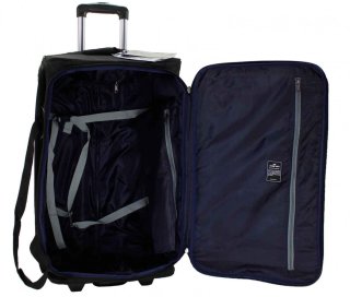 Большая дорожная сумка-чемодан на 2-х колесах 101 л MARCH Gogobag, черный