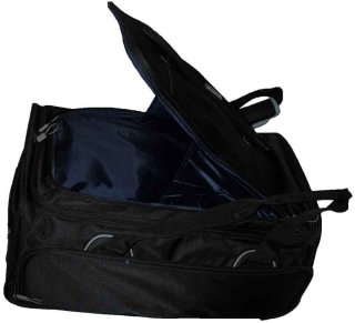 Большая дорожная сумка-чемодан на 2-х колесах 101 л MARCH Gogobag, черный