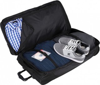 Большая дорожная сумка на 2-х колесах 100/127 л Travelite Basics Black
